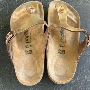 Papillio Birkenstock Brown Cork Footbed Sandals